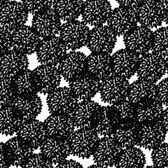 Seamless pattern field of flowers hand-drawn. - 480726339