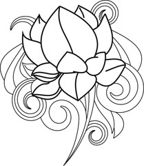 Fototapeta premium Thai arts angel, vector pattern. vector pattern, oriental&nbsp;designs