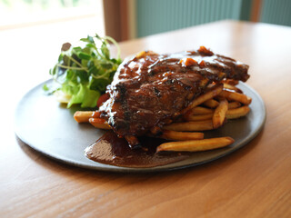 pork ribs steak