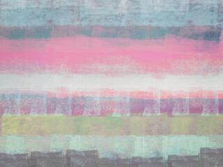 Handmade Colourful Multilayered Grungy Background - 480731906