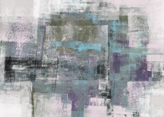 Handmade Modern Abstract Grungy Background - 480731991