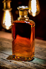 Cognac in bottle