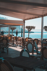 Restaurant by the sea