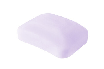 Lavender soap on an isolated white background