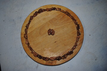 nut, walnuts, peeled