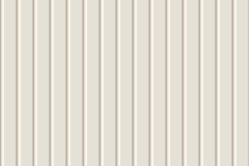 Seamless vertical siding texture. White plastic, metal or wooden pattern of building cladding. Abstract vector pattern with texture. Horizontal wall decor for warehouse facade. Vinyl floor backhround