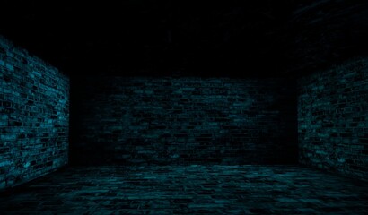 dark blue room