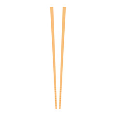 Chopsticks vector. Chopsticks on white background. 