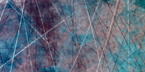 Vintage grunge scratched background, Abstract grunge texture on distress wall in dark. Distress grunge texture background with space. 