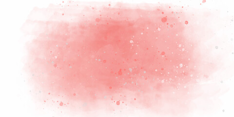 Fototapeta premium Water color, pink, white background, used as a background in the wedding and other tasks.. abstract watercolor background Grungy colorful background. 