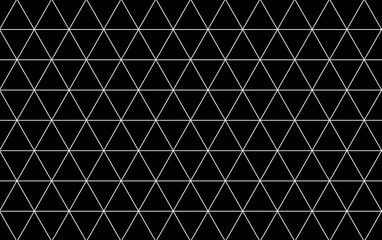 Seamless black triangle pattern background.