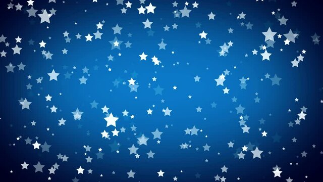 blue sky background stars motion