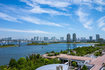レインボーブリッジと東京