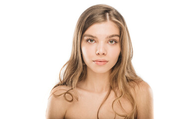 Obraz premium Girl with fresh skin
