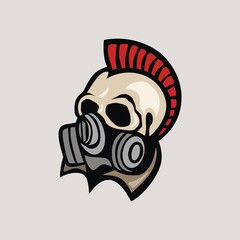 Punk Rock Skull