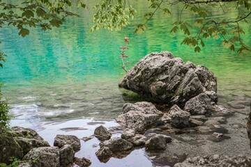 rocks in the water