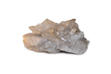 a close-up sample of a natural mineral from the geological collection is unpolished druse rock...