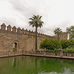old roman city walls of Cordoba, Spain