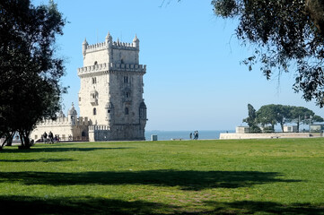 Bel&eacute;m Tower in a summer morning