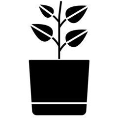 plant solid icon