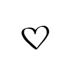 Naklejka na ściany i meble Doodle vector hand drawn two hearts. 14 February, saint Valentine’s Day, heart icon, wedding, invitation, love. Design element for typography and digital use.