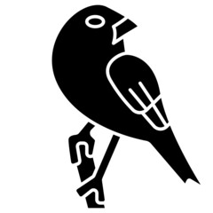 bird solid icon
