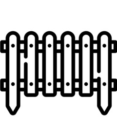 fence line icon