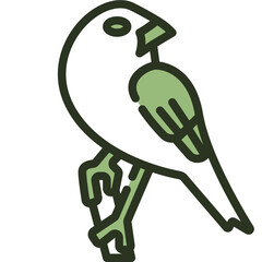 bird one color icon