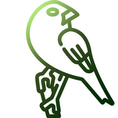 bird gradient icon