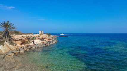 Vega Baja del Segura - Orihuela Costa - Punta Prima: su playa, paisaje y torre.