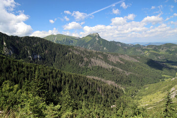 Fototapeta Krajobrazy w Tatrach, polskie góry obraz