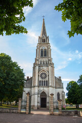 Obraz premium Church of Sainte-Eug?nie in Pontonx-sur-l'Adour in France