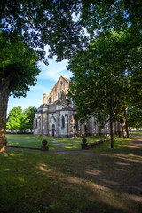 Fototapeta na wymiar Church of Sainte-Eugénie in Pontonx-sur-l'Adour in France
