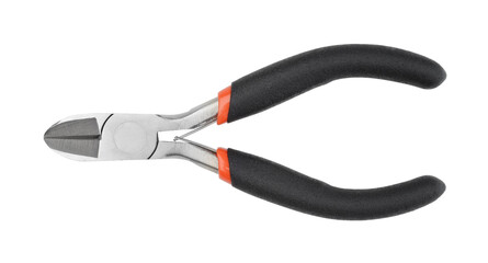 Side cutters isolated on white.