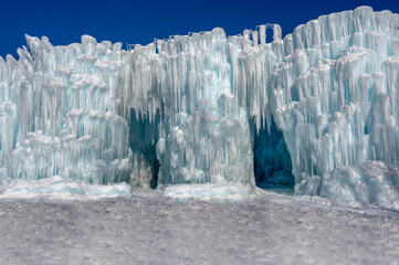 melting ice wall