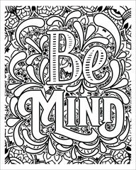 Motivational Quotes Coloring page, inspirational Quotes Coloring page.