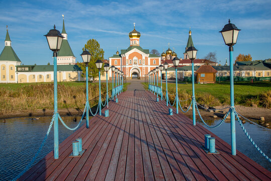 Valdai Iversky Svyatoozersky Monastery. Novgorod Region, Russia