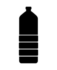 Glass of bottle icon vector illustration on white background