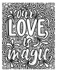 Motivational Quotes Coloring page, inspirational Quotes Coloring page.