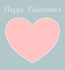 valentine card with heart