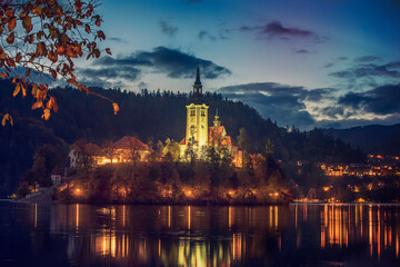 Fototapeta na wymiar Lake Bled, Slovenia