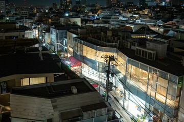 原宿の夜の風景