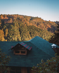house in the mountains