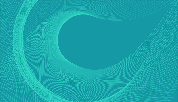 Blue turqouise Psychedelic Linear Wavy Backgrounds Vector 