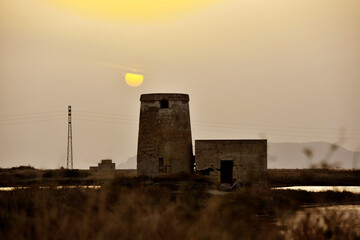 "Saline di Trapani and Paceco" nature reserve sicily italy