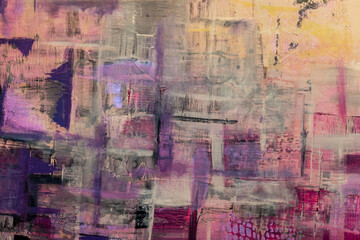 Abstract art with splashes of multicolor paint, as a fun, creative & inspirational background...
