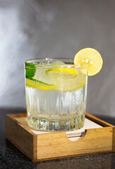 Mint julep cocktail