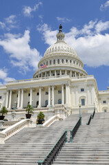 Naklejka premium US Capitol Building in Washington DC, United States of America
