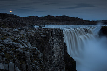 falls at sunset