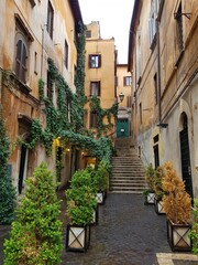 street in the old town of italy